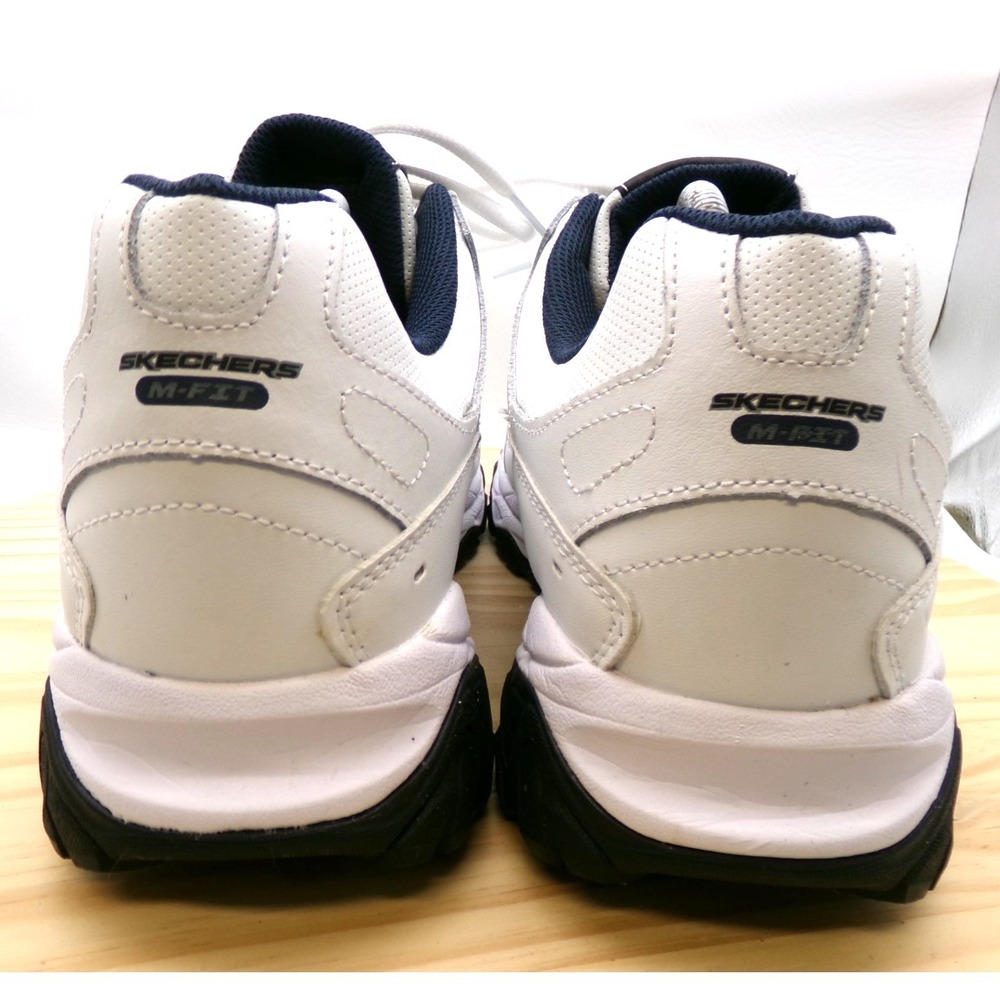 Skechers After Burn Memory Foam Shoes Sneakers 50122 Mens White Sz 14 Dad Shoes - Picture 3 of 9